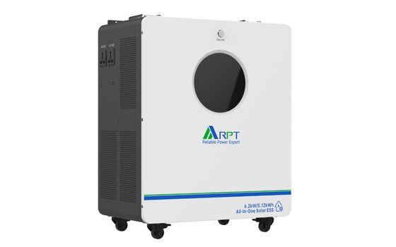 قیمت خوب همه در یک Lifepo4 باتری لیتیوم خورشیدی ESS 5KWH با 5kw اینورتر آنلاین