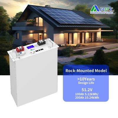 قیمت خوب 51.2V 5.12kWh 10kWh باتری RPT LifePo4 آنلاین